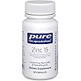 Pure Encapsulations Zinc 15 mg - Zinc Picolinate Supplement for Immune System Support, Growth & Development - for Wound Healing - 30 Capsules
