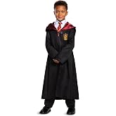 Disguise Harry Potter Gryffindor Robe, Official Wizarding World Costume Robes, Classic Kids Size Dress Up Accessory, Child Size (10-12)