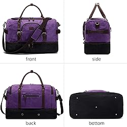 Nerlion Weekender Bag Large Overnight Bag for Men