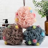 Omenluck 2Pcs Shower Bath Sponge Loofah Balls Exfoliating Mesh Back Scrubber view 4