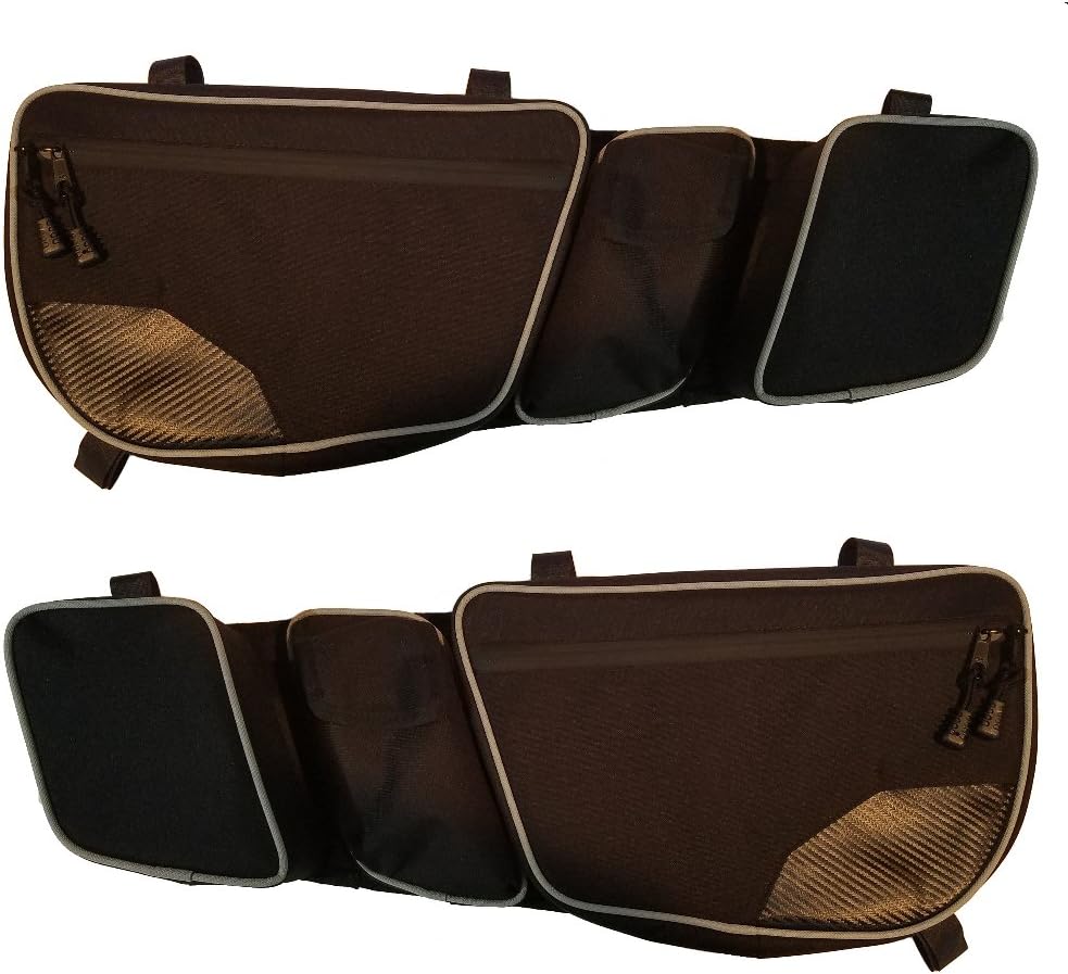 Top Notch Parts Replacement Full Door Storage Bags Knee Pad Fits 2017 2018 Can-Am Can Am Maverick X3 Maverick X3 MAX