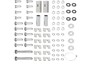 MWEDP Universal 5th Wheel Hardware Kit, 58058 Installation Hardware for Reinstallation (10 - Bolt Design)