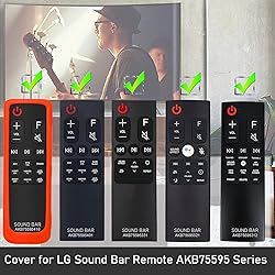 Case for LG Sound Bar Remote, Cover for LG Soundbar