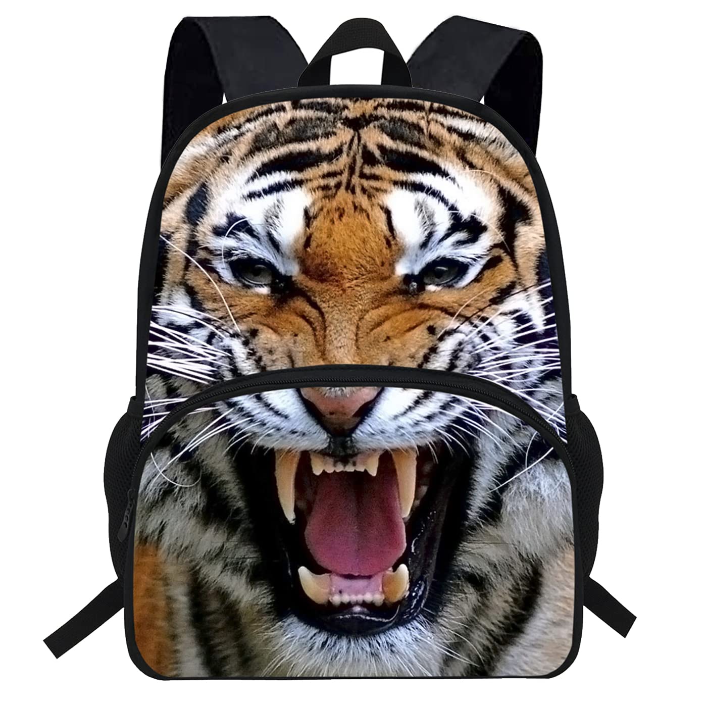 16inch Tiger Backpack For Boys Animals School Bag Kids Bookbag Teenagers (D1093a)