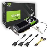 PNY Quadro P5000 16GB GDDR5 PCI-e Workstation Graphics Card 4x DP 1x DVI view 2