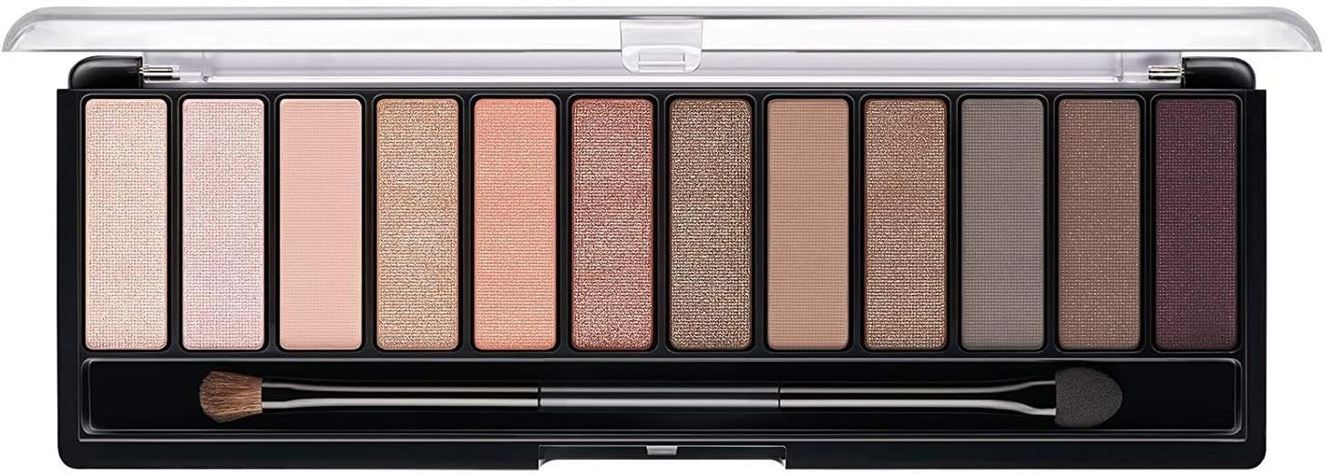 Rimmel London Magnif'eyes 12 Pan Eyeshadow Palette, Highly Pigmented Colours and Long-lasting Formula, Blushed Edition, 14 g - Image 3
