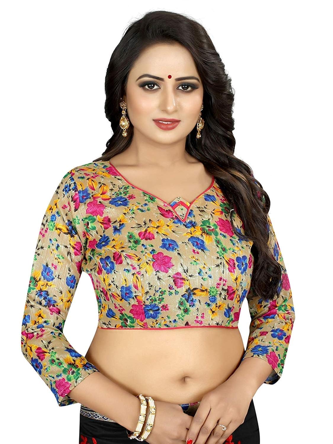 shreeji designer chanderi cotton saree 0