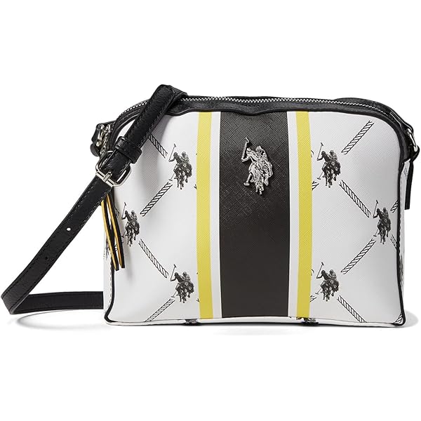 U.S. POLO ASSN. Diamond Stripe Crossbody Navy One Size