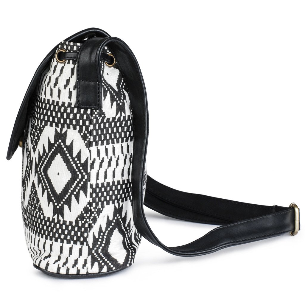 lychee bags canvas/pu amie sling bag for girls