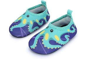 JIASUQI Baby Boys and Girls Barefoot Swim Water Skin Shoes Aqua Socks for Beach Swim Pool