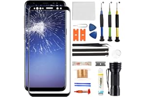Zgxhga for Samsung Galaxy S9 Plus Screen Replacement,Replacement Screen for Galaxy S9 Plus Series 6.2 inch,Tempered Glass Replacement Kit with Repair Tools(NO OLED & Touch Digitizer)