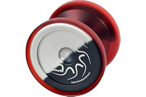 YOYO FACTORY Nine Dragons YoYo (Black Silver Fade with RED CAPS)