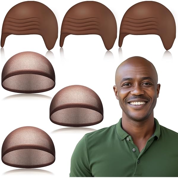 Pack De 5 Piezas Calva De Látex Con Gafas Y Barba – Disfraz Realista Para Adultos Y Adolescentes