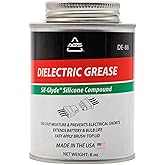 AGS Automotive Solutions Brush Top Can Dielectric Silicone Grease Compound for All Electrical Components and Connectors, 8 oz, Percise and Easy Application