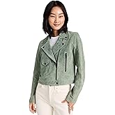 [BLANKNYC] Women's Basil Real Suede Moto Jacket