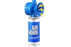 Saillong 1.4oz Marine Boat Air Horn, Loud Air Horns for Safety, Mini Small Blow Fog Bear Horn, Meet Coast Guard, Emergency Use for Marine Boating Sporting Events Outdoor Alarm