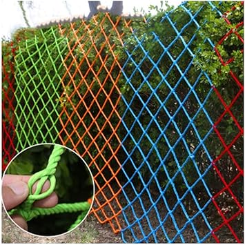 Zgqsw Kinder Sicherheitsnetz Aussen Balkon Schutznetz Treppen Steignetz Garten Zaunnetz Katzennetz Dachnetztasche Absturzsicherung Nylon Seilnetz 2x3m Size 4 6m 13 20ft Amazon De Kuche Haushalt