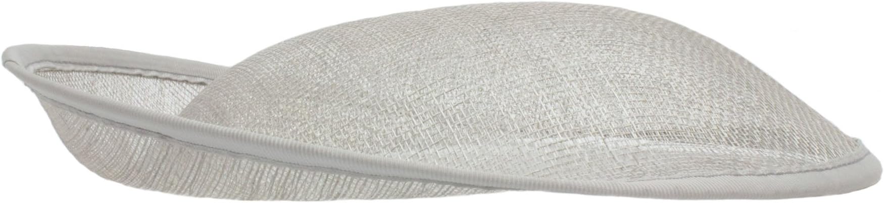 Sinamay Saucer with Upturned Brim Hat Base 9 1/2" Diameter