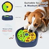 CAISHOW Slow Feeder Dog Bowl Interactive Puzzle for Small & Medium Dogs view 2