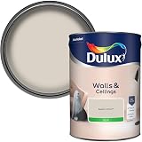 Dulux Walls & Ceilings Silk Emulsion Paint Egyptian Cotton 5L