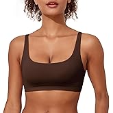 PrettyGuide Women's Wireless Scoop Neck Bralette Seamless Bra No Underwire Unlined Comfortable Bras
