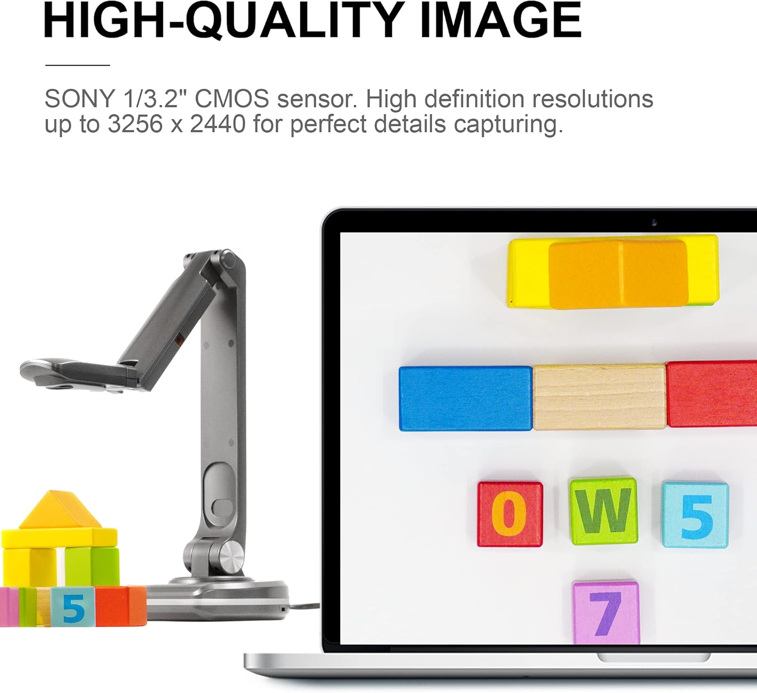 JOYUSING 8MP HD USB Document Camera for Teachers with Light, Mac, Windows, Chrome Compatible Excellent for Online Teaching, Distance Learning and Web Conferencing : Electronics