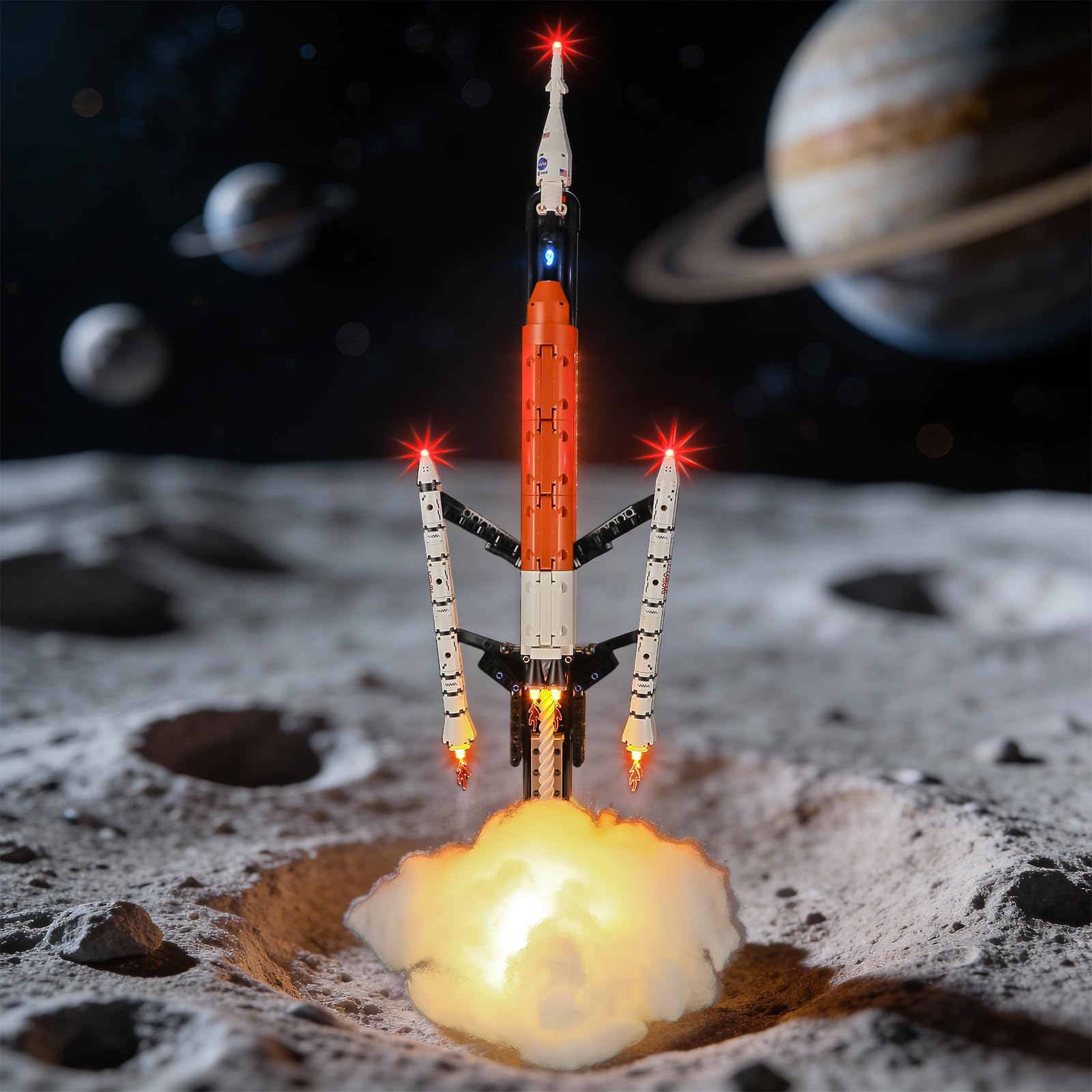 BRIKSMAX 2.0 Light Kit Compatible with Lego Technic NASA Artemis Space Launch System Rocket 42221 Building Sets- Original LED Lighting Kits (Accessories Only) for Display, Gifts & Collectors