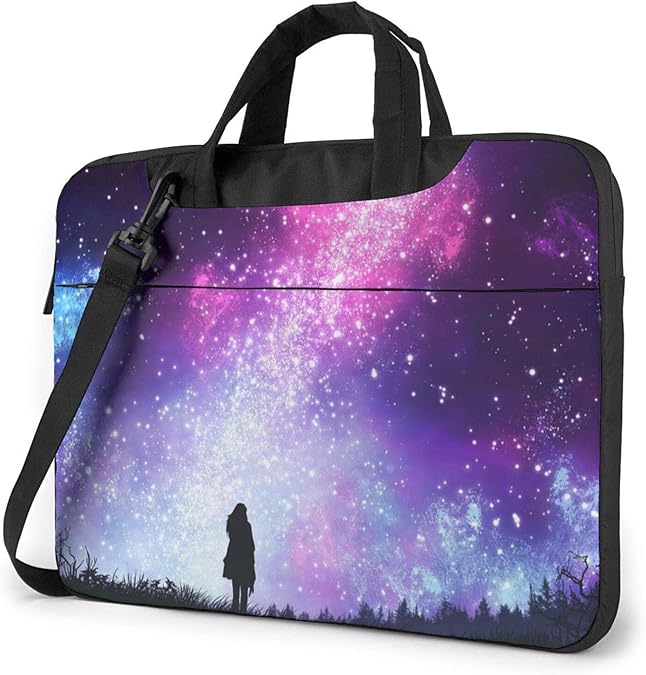Colorful Galaxy Sky Laptop Bag Shoulder Messenger Computer Bags 13 14