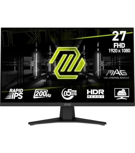 Amazon.com: msi MAG 272F 27-inch 1920 x 1080 (FHD) Gaming Office
