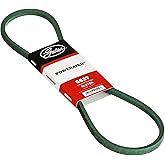 Gates 6837 PoweRated FHP Medium Horse-Power V-Belt, Green | Replaces 4L370 100439 4L370P 995526 PT2417 TY4386 TY4798 1300912 B4L-370 LG48370 M122075 M122421 M124218 MR360148 601001737.