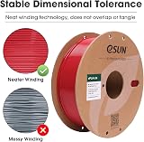 eSUN PLA Filament 1.75mm 1KG Fire Engine Red - Lot of 1kg PLA view 5