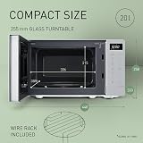 Panasonic NN-GT23QMBPQ 20L Grill Microwave Oven 800W 1000W Grill Silver view 3