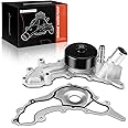 A-Premium Engine Water Pump W/Gasket Compatible with Jeep Wrangler 2012-2018, Wrangler JK 2018 - (DOHC 3.6L), 68079412AB, 68079412AC, 68079412AE