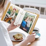 ZEEYUAN 6x4 Slip In Photo Album Frame 60 Pockets MDF Desk Calendar Style view 6