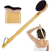 Self Tanner Brush Body Self Tanning Brush for Self Tan Makeup Brush Kabuki Self Tanner Back Applicator Brushes Face Self Tanning Blending Brushes Leg Makeup Brush for Self Tanner Applicator Set 2