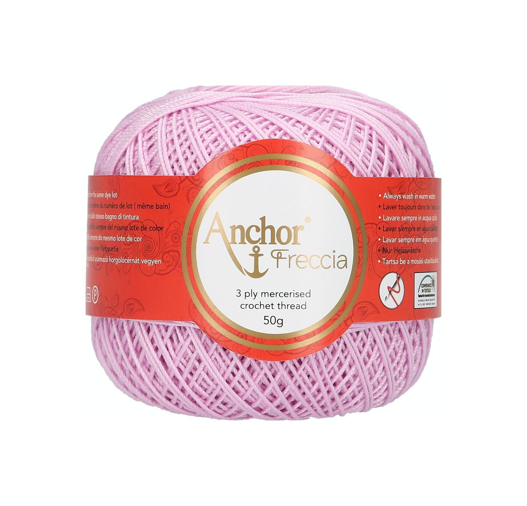 Anchor 4771006-00103 Crochet Yarn, 100% Cotton, 103, Thickness 6, 88 g