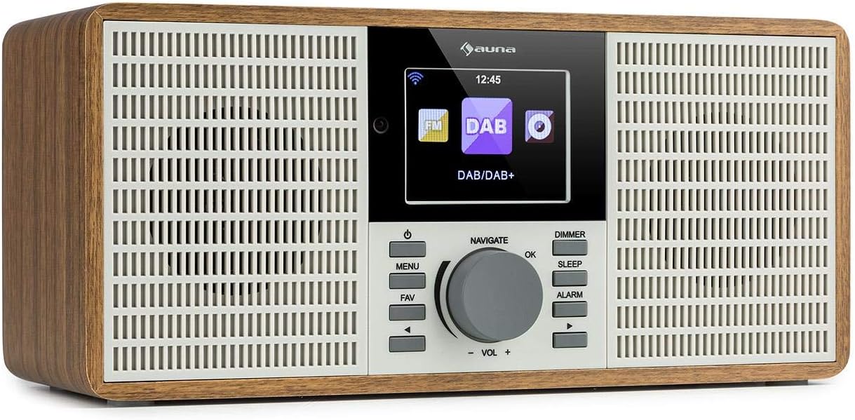 AUNA IR260 Radio Son stéréo, Radio Dab + et FM, Lecteur