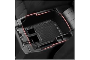 Autorder Center Console Organizer for 2019-2026 Toyota Corolla/ 2022-2026 Corolla Cross Accessories Car Armrest Storage Box Middle Console Tray Container with Non-Slip Silicone Mats