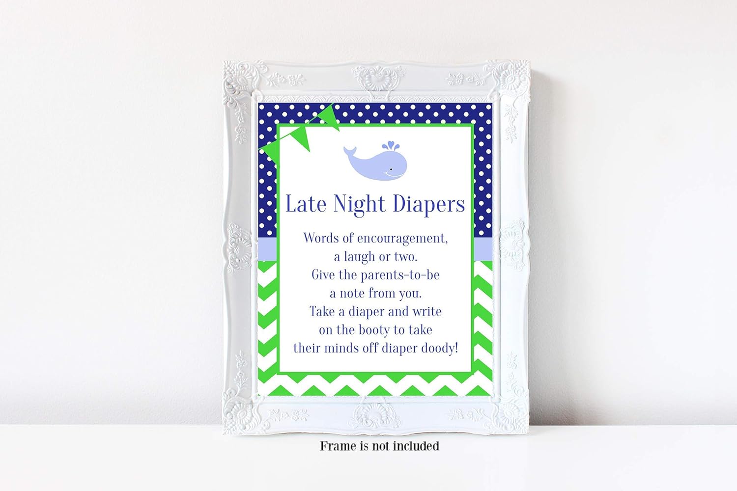 write on diaper baby shower game