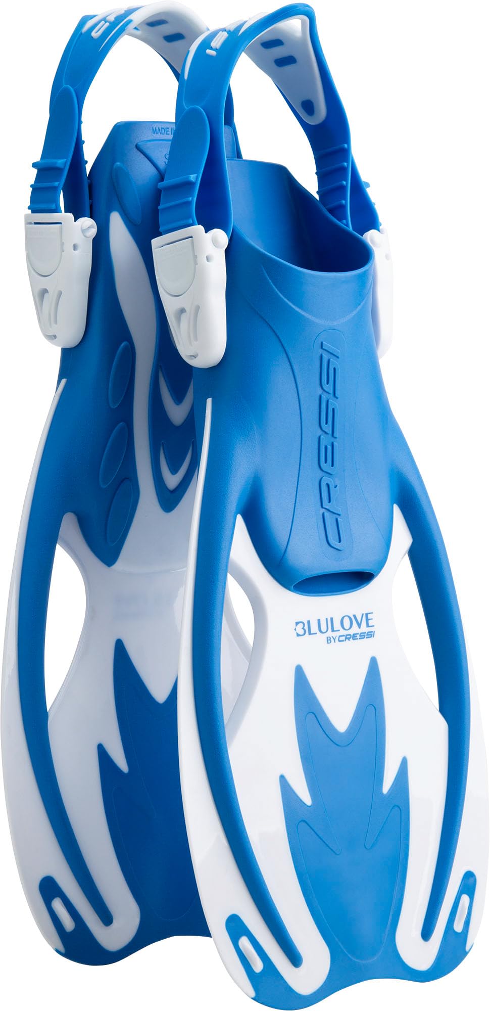 Photo 1 of Cressi Rocks fins, Blue/White, L/XL | US Youth 1/6 | EU 32/38