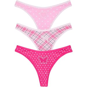 Victoria's Secret PINK | Elle 3-Pack Cotton Thong Panties