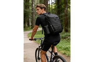 Lightweight Foldable Backpack,Water-Resistant Large Capacity Daypack For Men For Outdoor Activities And Daily Commute (Black)