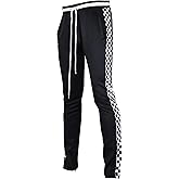 SCREENSHOT-Track Pants S41700 Mens Premium Slim Athletic Fitness Lifestyle Workout Bottoms - Classic Fit