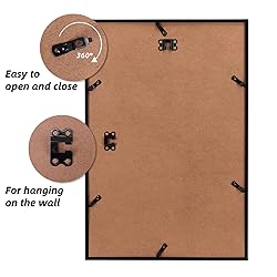 Hoikwo 12x18 Black Picture Frame, Display Pictures