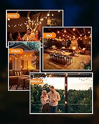 Svater Outdoor String Lights 150 FT, Patio Light