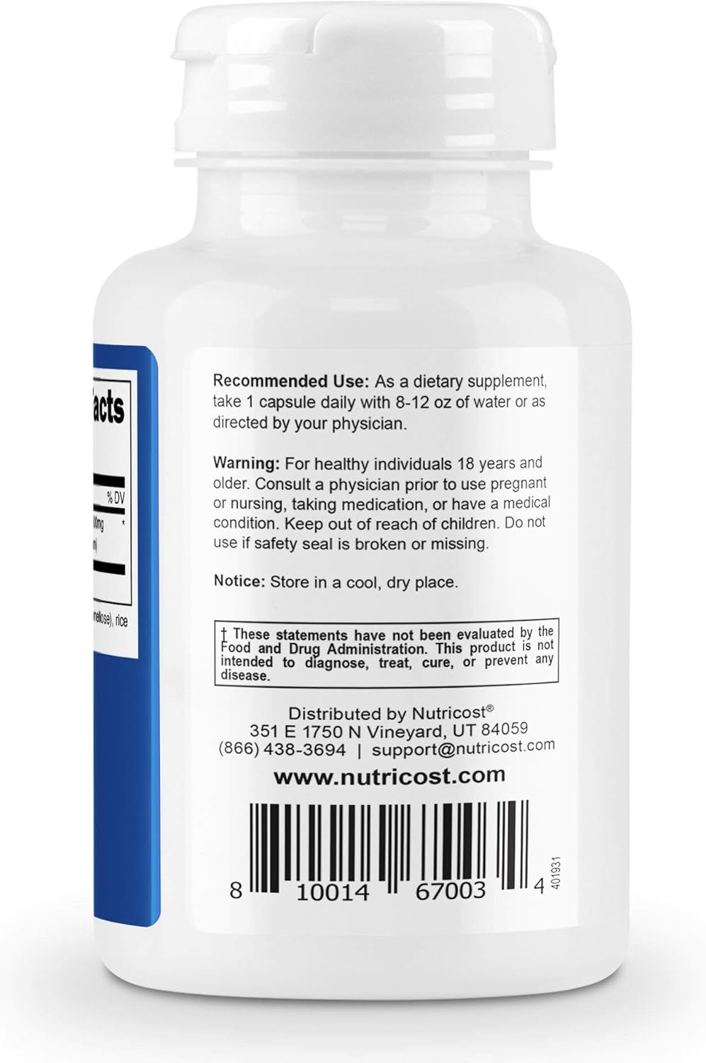 Nutricost Bromelain 500mg, 120 Veggie Capsules - Bromelain (2400 GDU/g), Non-GMO, Gluten Free: Health & Personal Care