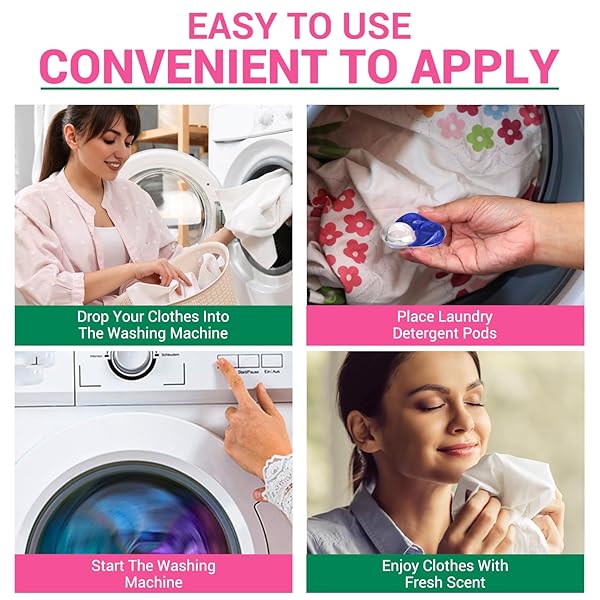 WBM LAUNDRY DETERGENT PODS – ULTRA-CONCENTRATED, HYPOALLERGENIC, STAIN-FIGHTING, EVERGREEN SCENT, 128-PACK, RECYCLABLE PACKAGING FOR ECO-FRIENDLY CLEANING