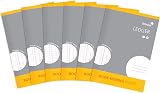Silvine A4 Ledger Double Entry 32 Pages Pack of 6 SJA4L-P view 1