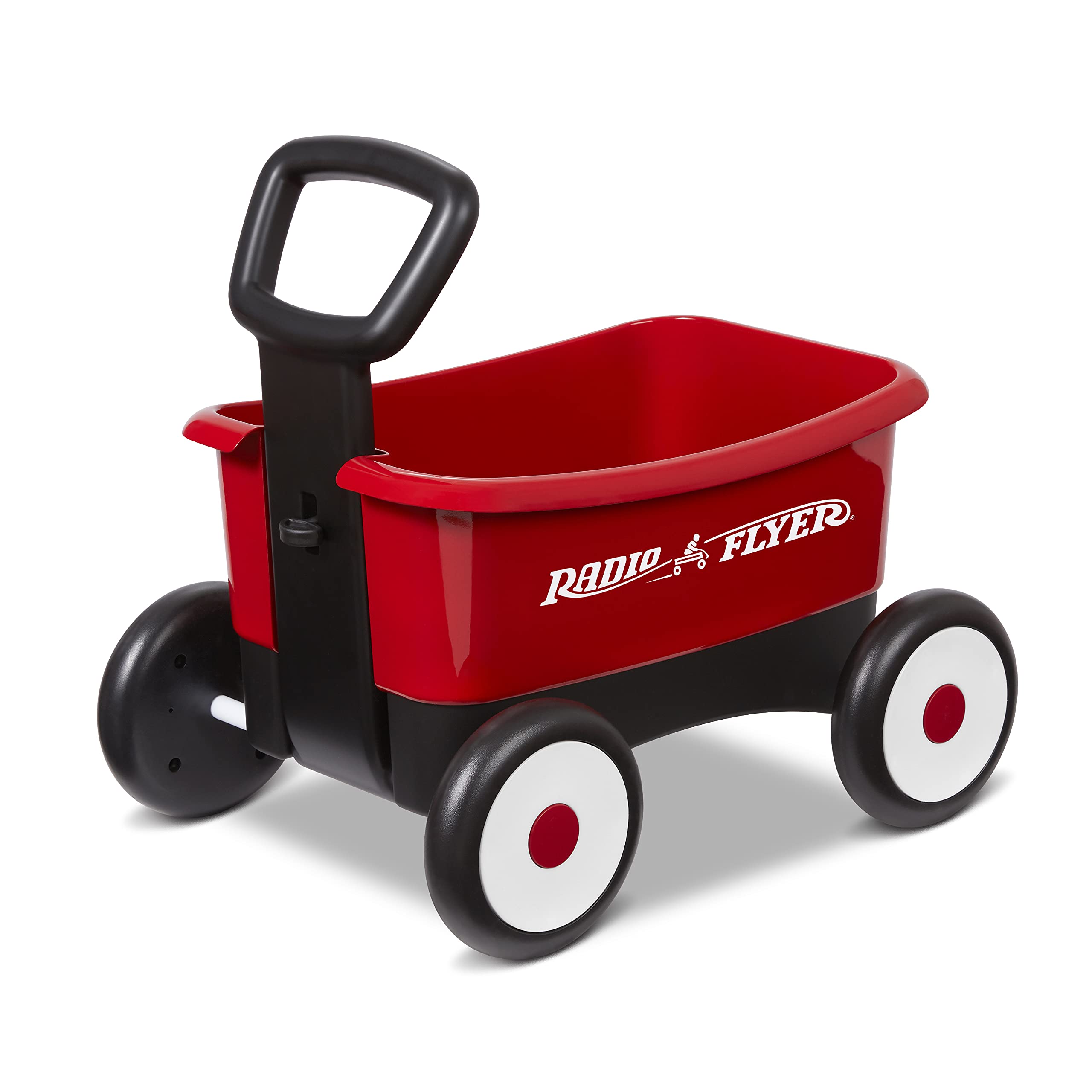Radio Flyer My First Wagon, Push and Pull Toy Cart for Toddlers 1-4, Provides Walking Balance and Confidence