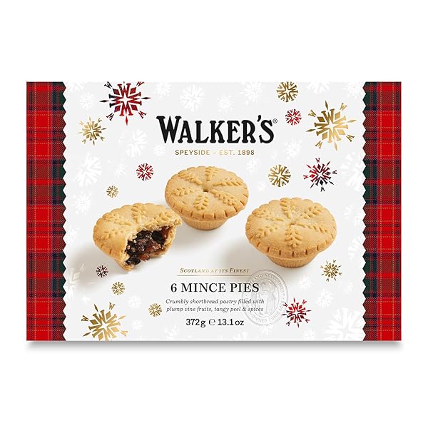 WALKER’S SHORTBREAD MINCE HOLIDAY PIES, LUXURY HOLIDAY TREAT,...